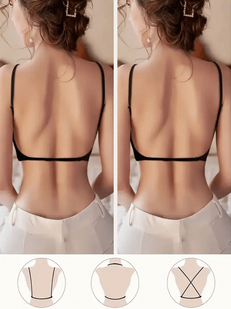 Brasier de Espalda Baja Ajustable Y Sin Costuras