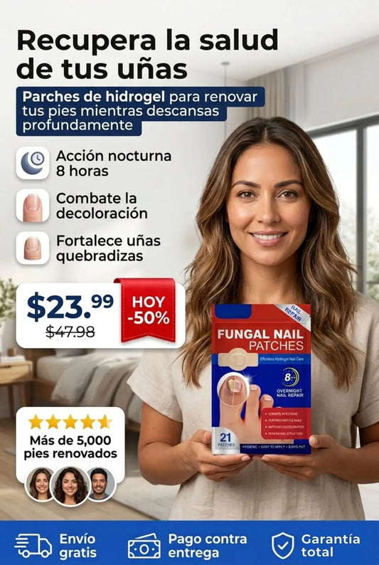 Parches Reparadores Para Uñas Con Hongos x 21 Und