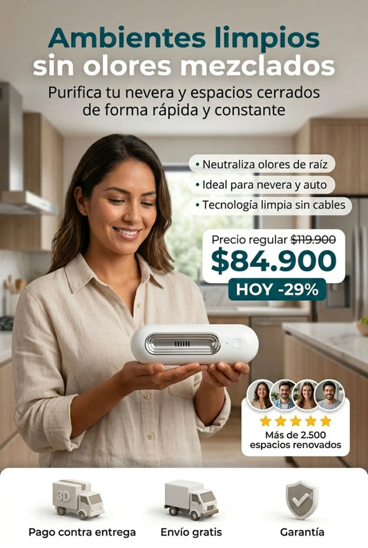 Purificador de Aire Multiuso que Elimina Malos Olores