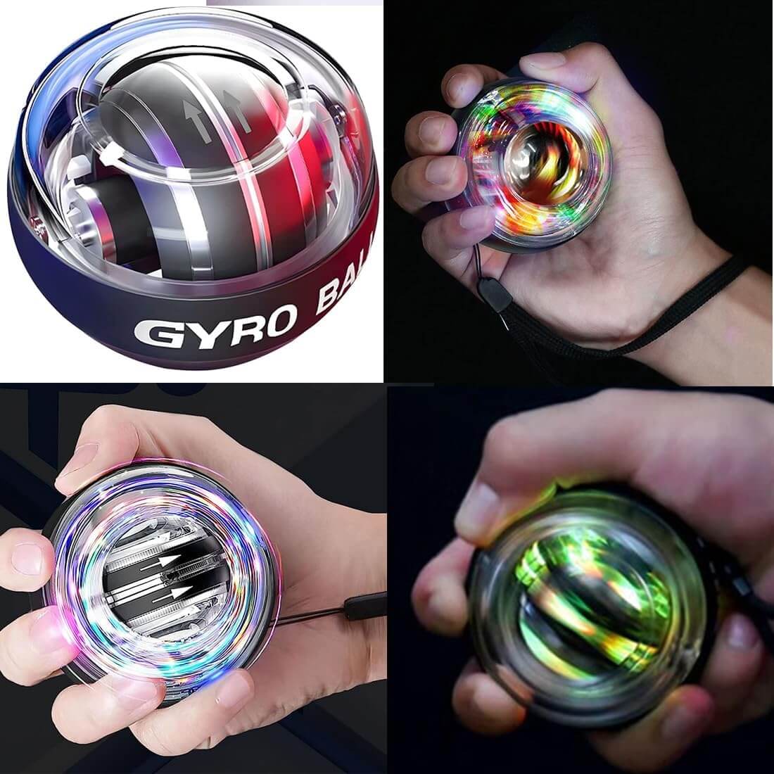 Gyro Power™ Pelota de Entrenamiento Fitness Fuerza de Mano Brazo Alivia Dolor👌💪