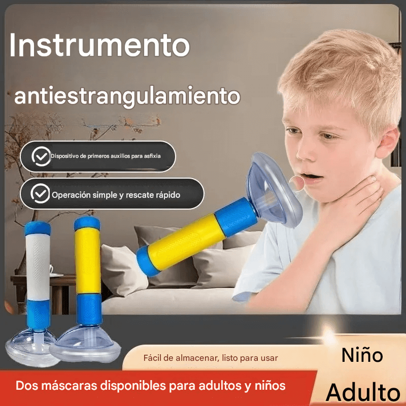 BabyAlert™ Dispositivo de Rescate Anti-asfixia Con TRES Boquillas para Niños y Adultos