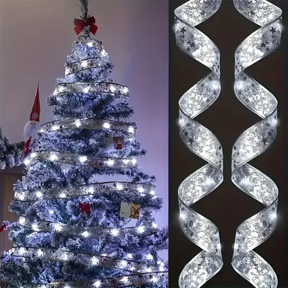 Cinta Luz Inalámbrica Navideña + Pilas AA 🎄🎅