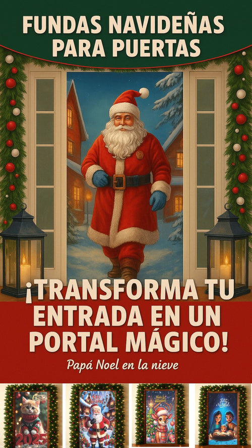 Funda Navideña Para Puertas de 2.40cm x 1.10cm