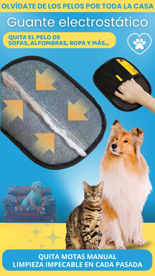 Guantes Electrostáticos de Eliminación de Pelo y Motas