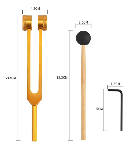 BioTono Diapasón Terapéutico 128Hz – Vibra y Sana con Sonido Real