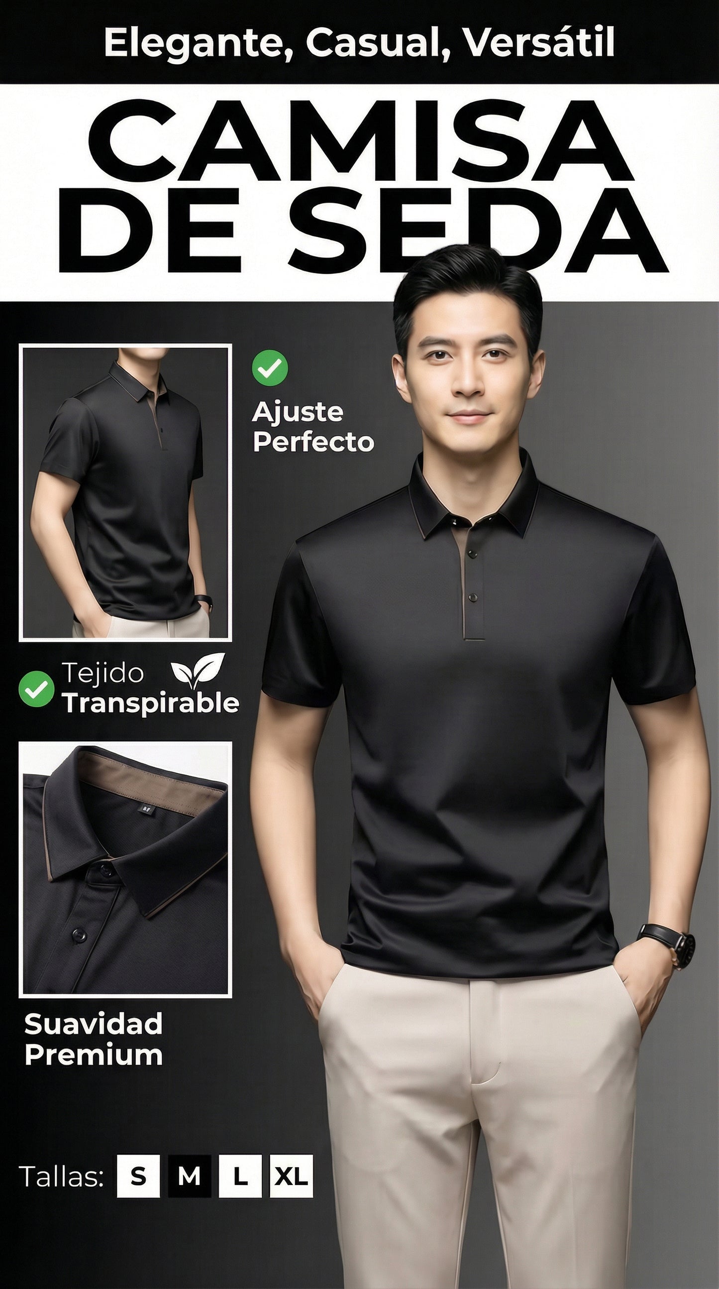 PROMO 2X1 Camiseta en Seda Premium