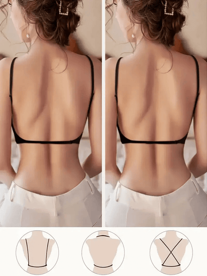 Brasier de Espalda Baja Ajustable Y Sin Costuras