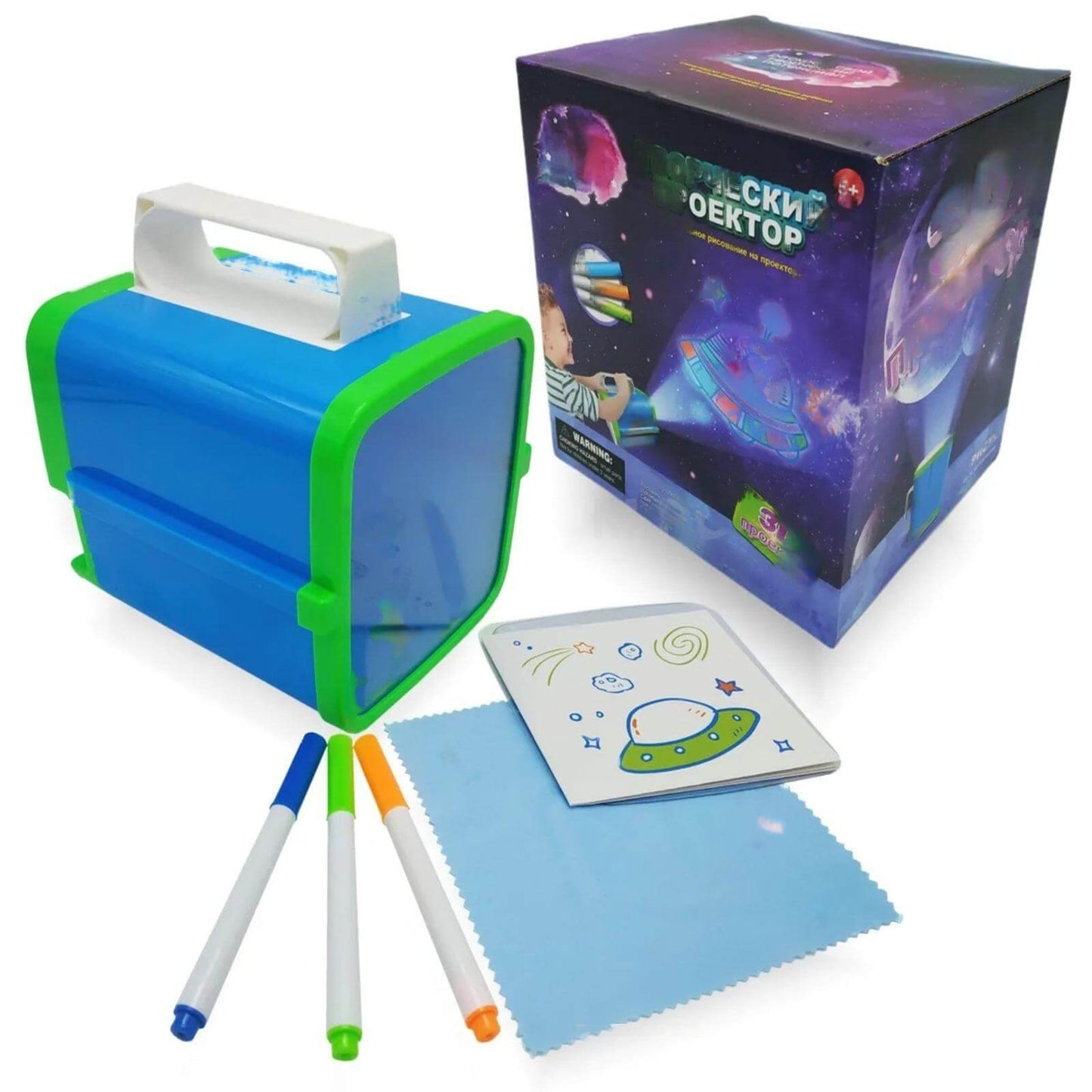 Proyector Pizarra Creativa 3D de Dibujos Infantil