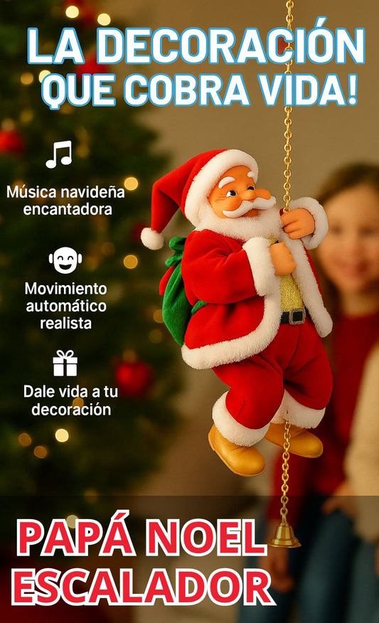 Papá Noel escalador eléctrico