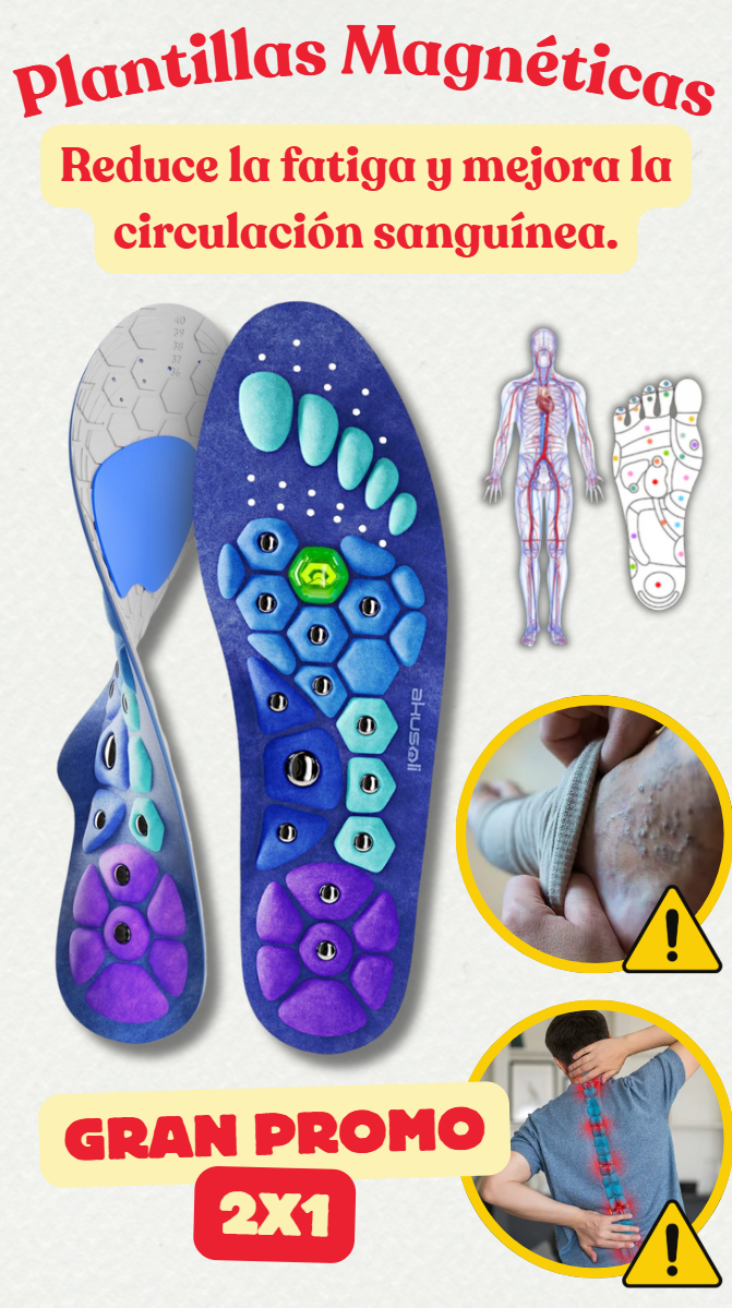 PROMO 2X1 Par de Plantillas Mejora Circulación