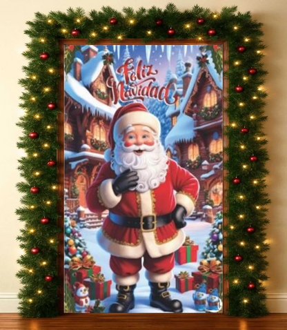 Funda Navideña Para Puertas de 2.40cm x 1.10cm